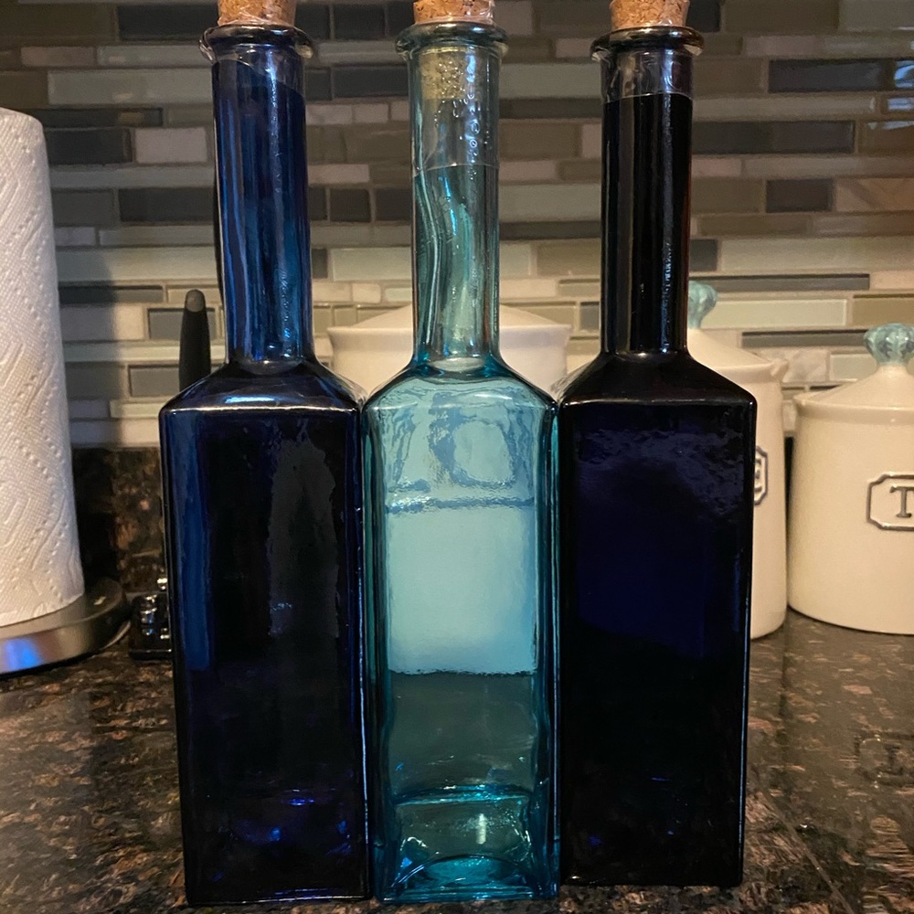 3 Decorative bottles (Pier 1)